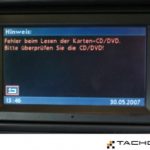 BMW MK 4 Navigation - Reparatur DVD-Lesefehler / DVD-Auswurf defekt