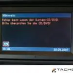 BMW MK 4 Navigation - Reparatur DVD-Lesefehler / DVD-Auswurf defekt